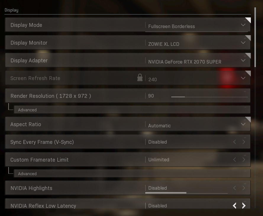 nvidia overlay settings warzone