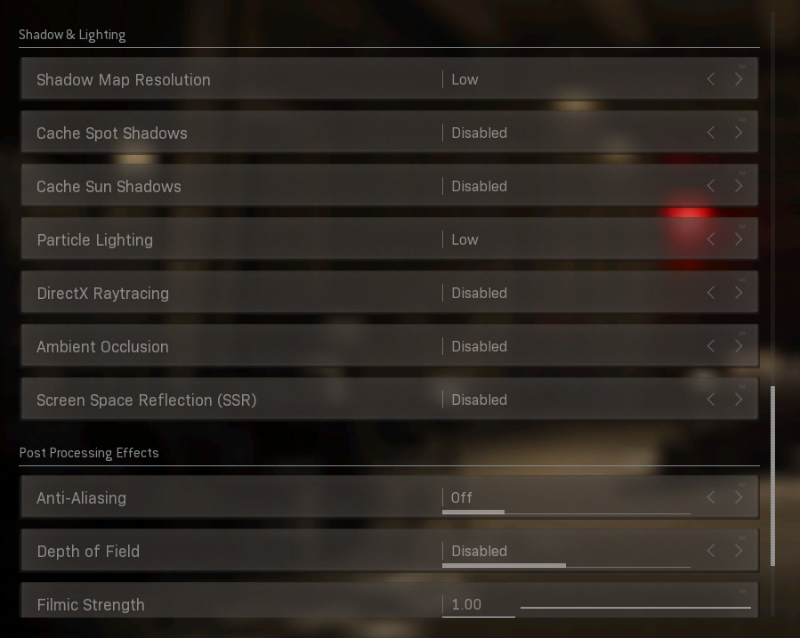 best fps settings warzone nvidia