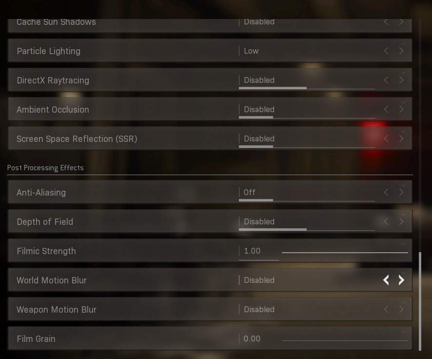 best fps settings warzone nvidia