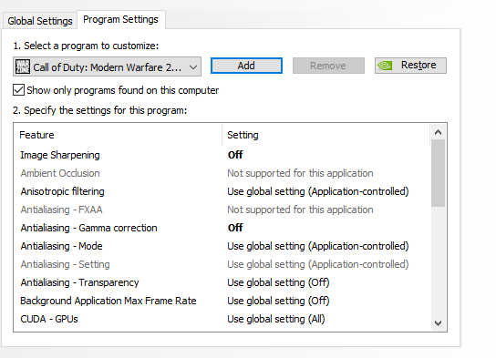 best warzone frame settings