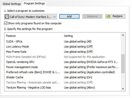 best warzone settings for nvidia 2021