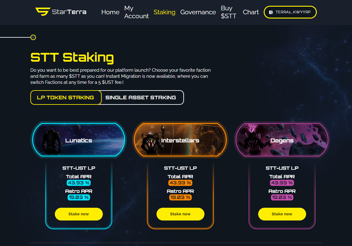 starterra stt staking terra luna