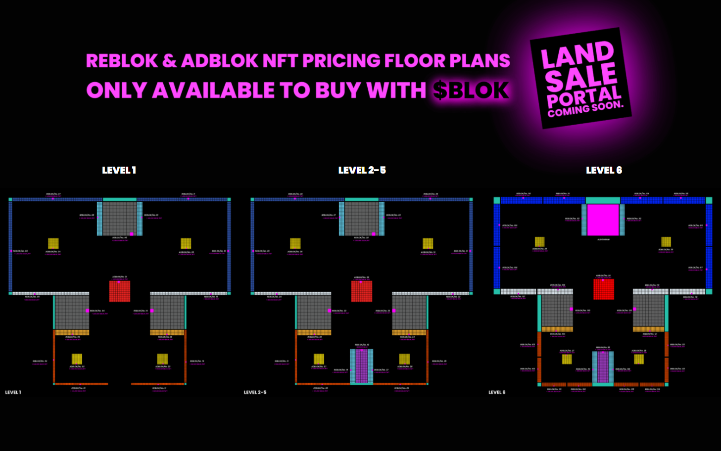 bloktopia land sale portal reblok