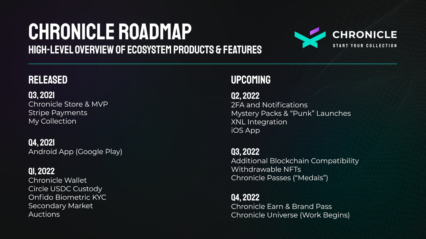 chronicle xnl roadmap