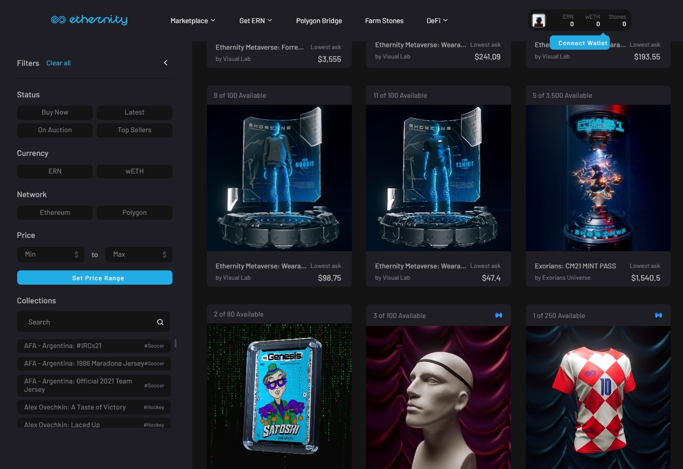 ethernity nft marketplace