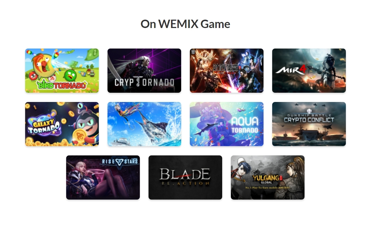 wemix games ecosystem