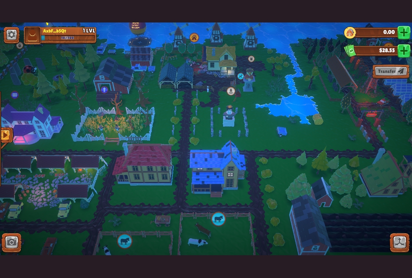 DeFi Land gameplay screenshot