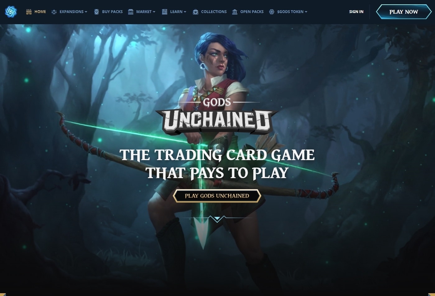 gods unchained homepage