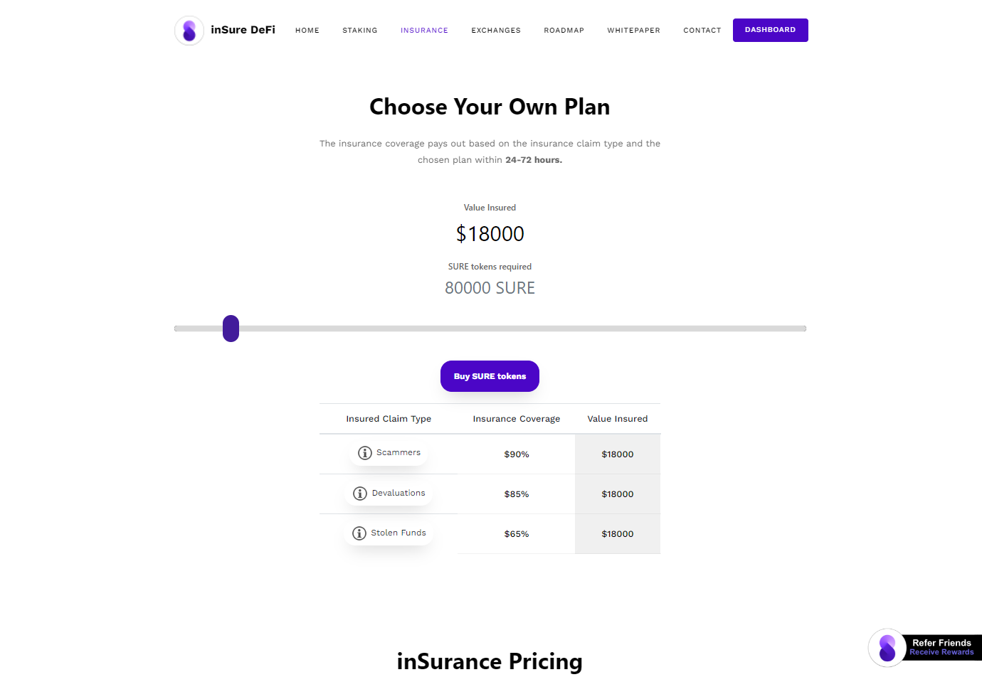 insure defi policies plans