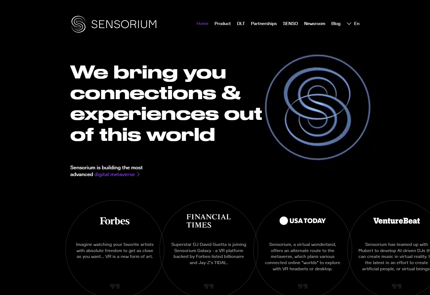 sensorium homepage