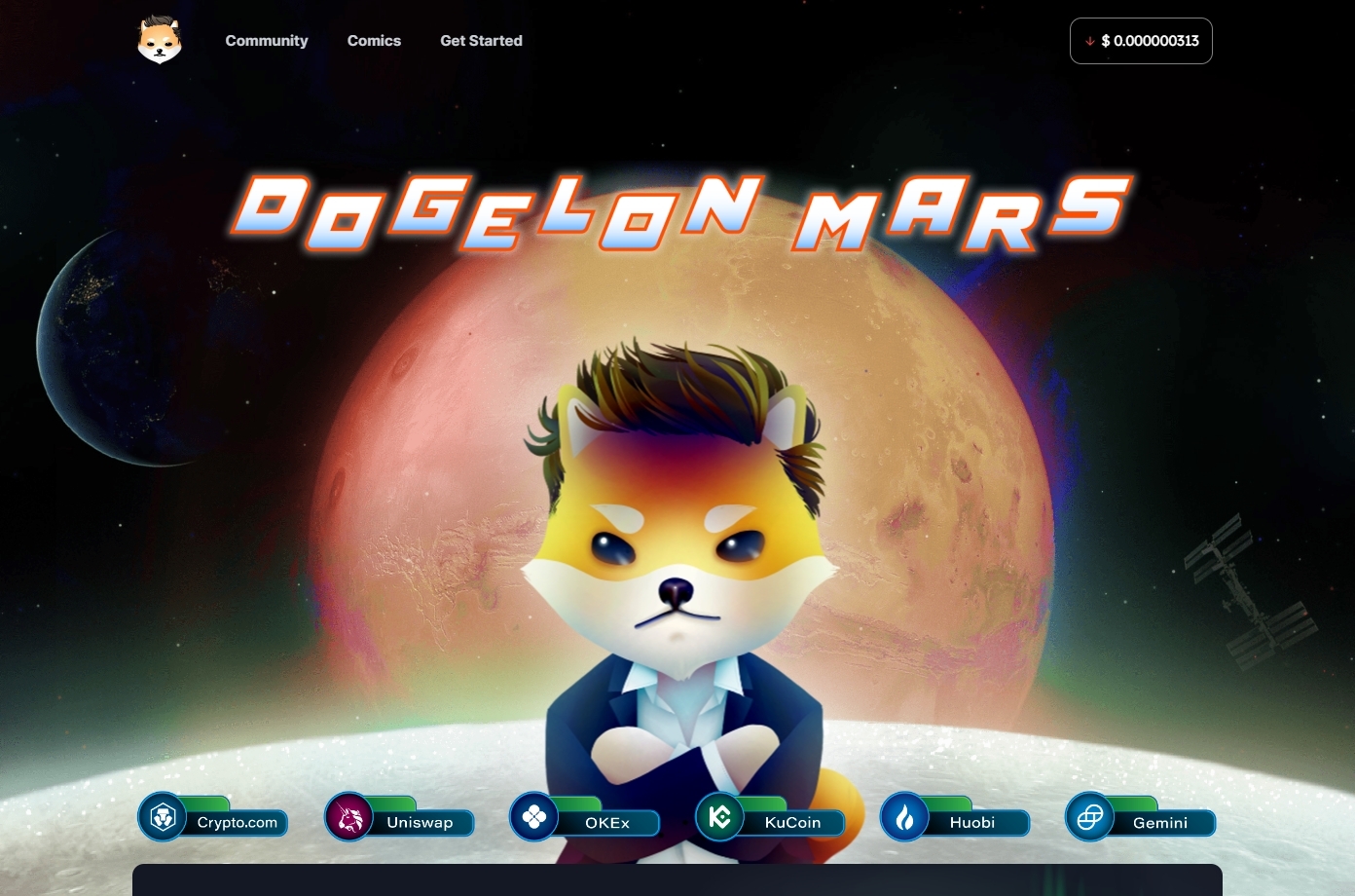 dogelon mars elon meme token