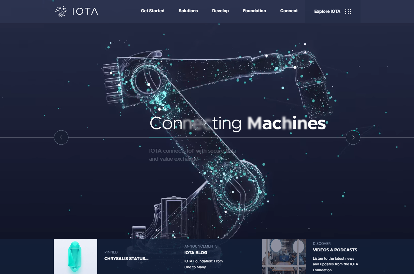 IOTA (MIOTA) is the crypto homepage address
