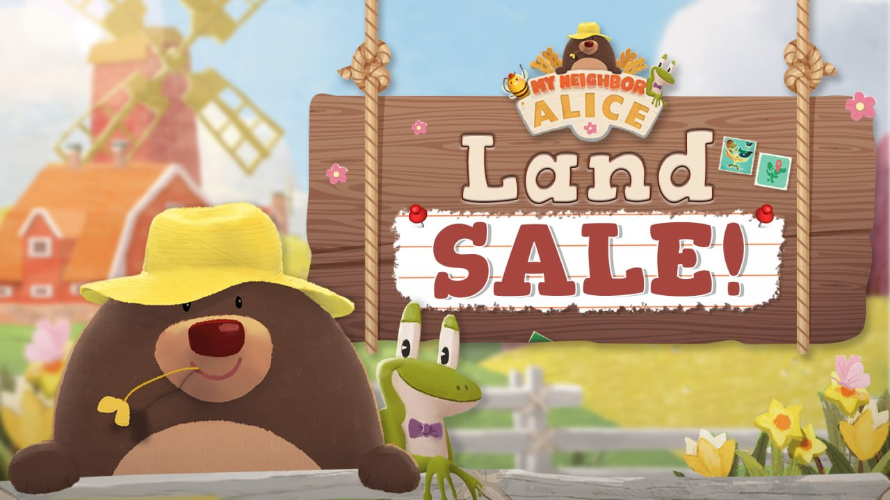 my neighbor alice land sale