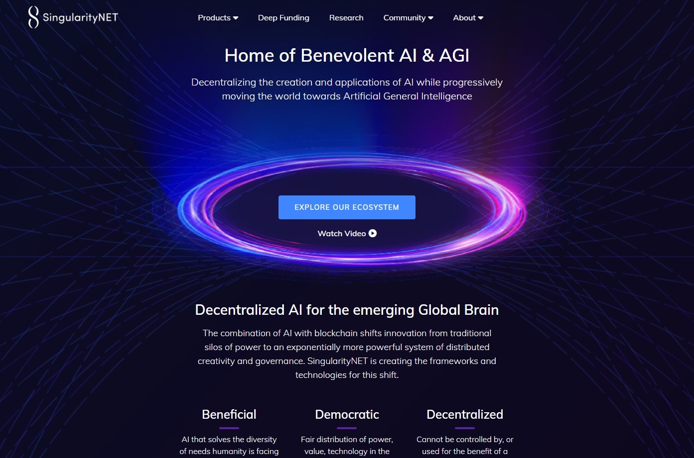 singularityNET AI & Big Data