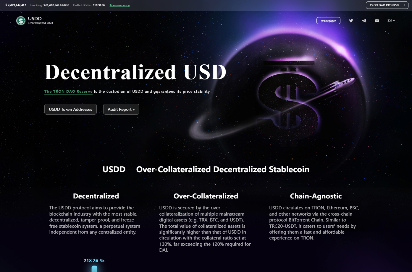 usdd stablecoin Tron