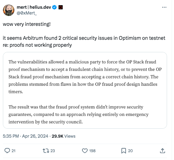 Optimism Testnet Fixes Exposed Security Holes