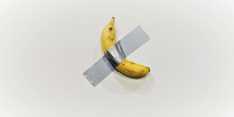 banana tape wall