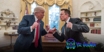Trump vs Elon Musk: Bitcoin Dips as Tesla Crashes