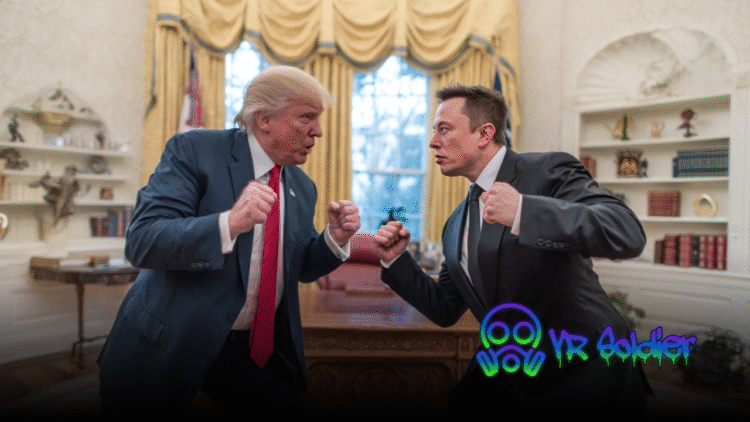 Trump vs Elon Musk: Bitcoin Dips as Tesla Crashes