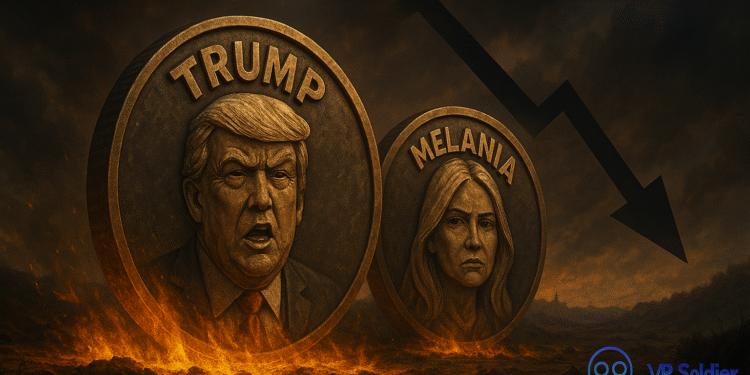 TRUMP and MELANIA Memecoins Slide Further, Is a Full Collapse Coming?